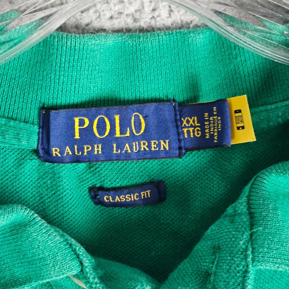 Polo Ralph Lauren Polo Shirt Mens XXL Multi Color Striped Classic Fit Cotton